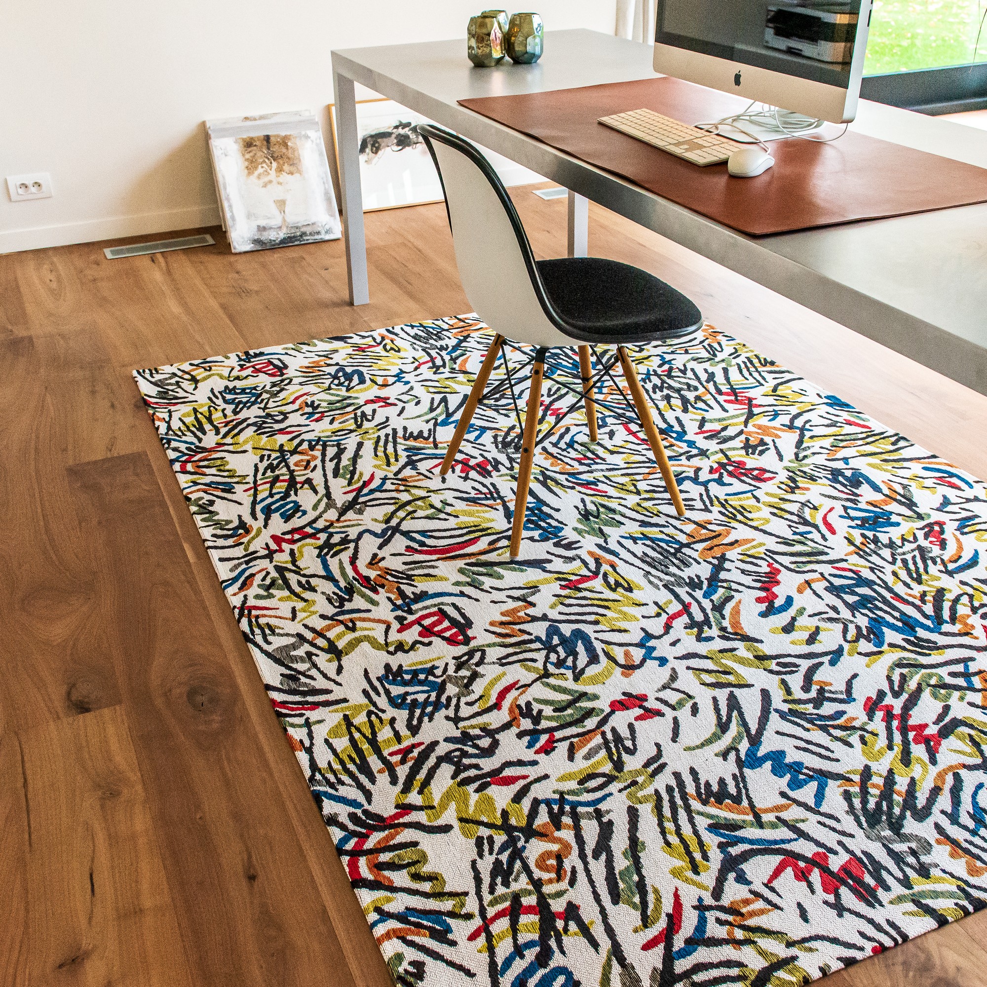 Louis De Poortere Designer Graffito Rugs In 9144 Street Graph